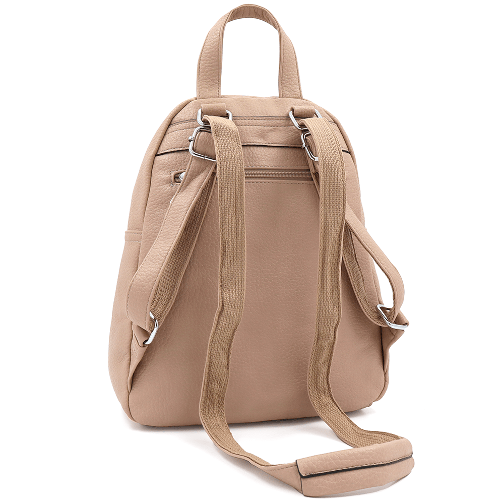 2 az 1-ben - Női hátizsák és táska Anna - világosbarna