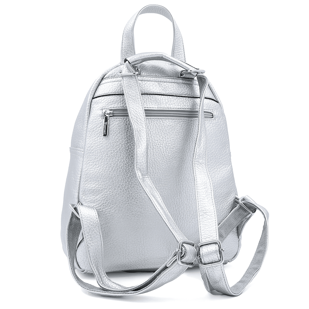 2 az 1-ben - Női hátizsák és táska Anna - ezüst