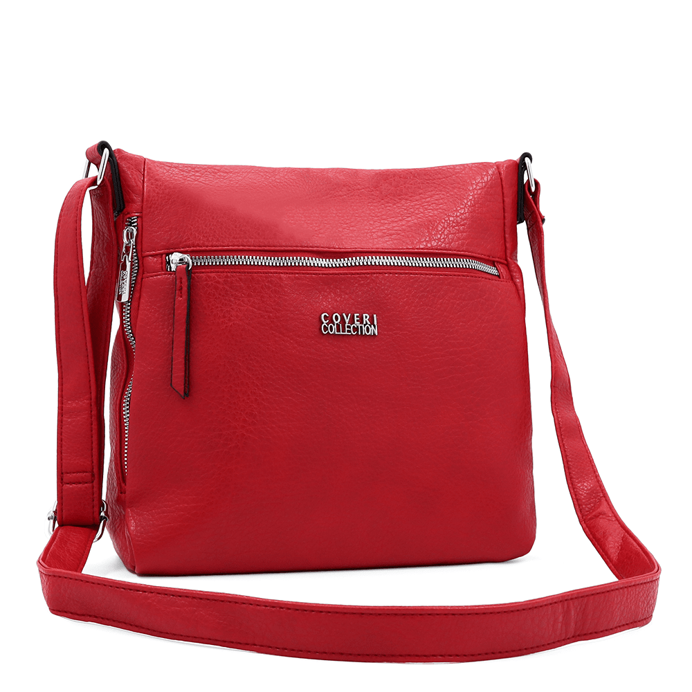 Női válltáska Gabi - piros