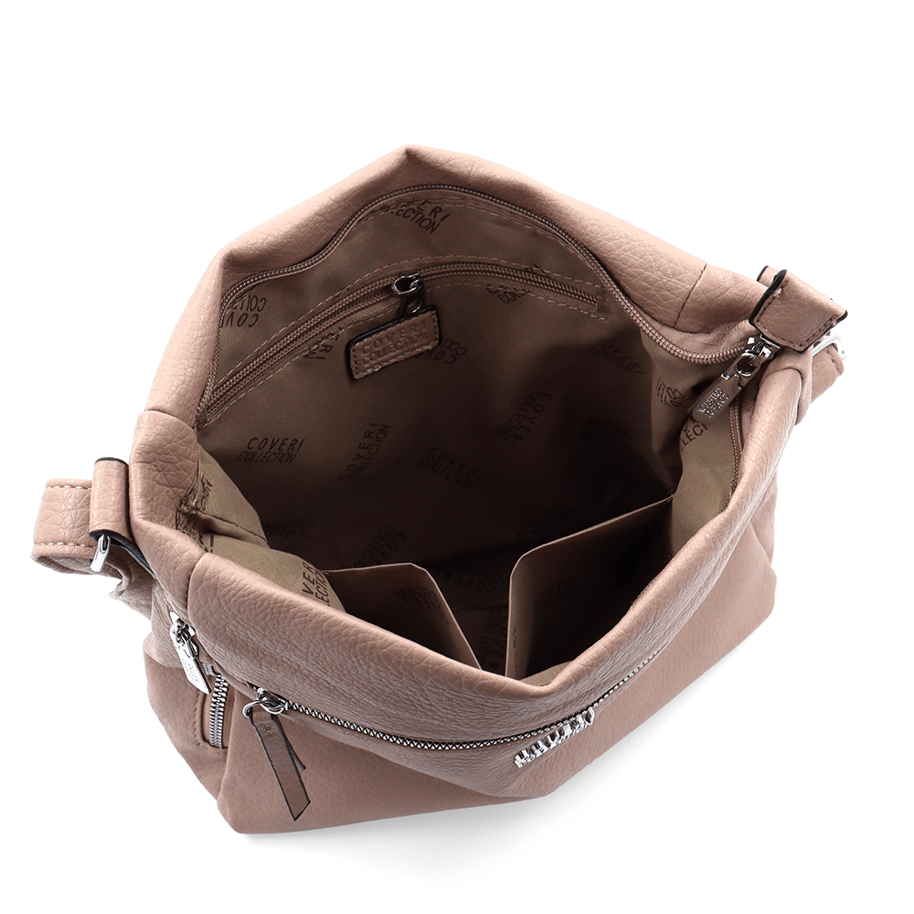 Női válltáska Gabi - világosbarna