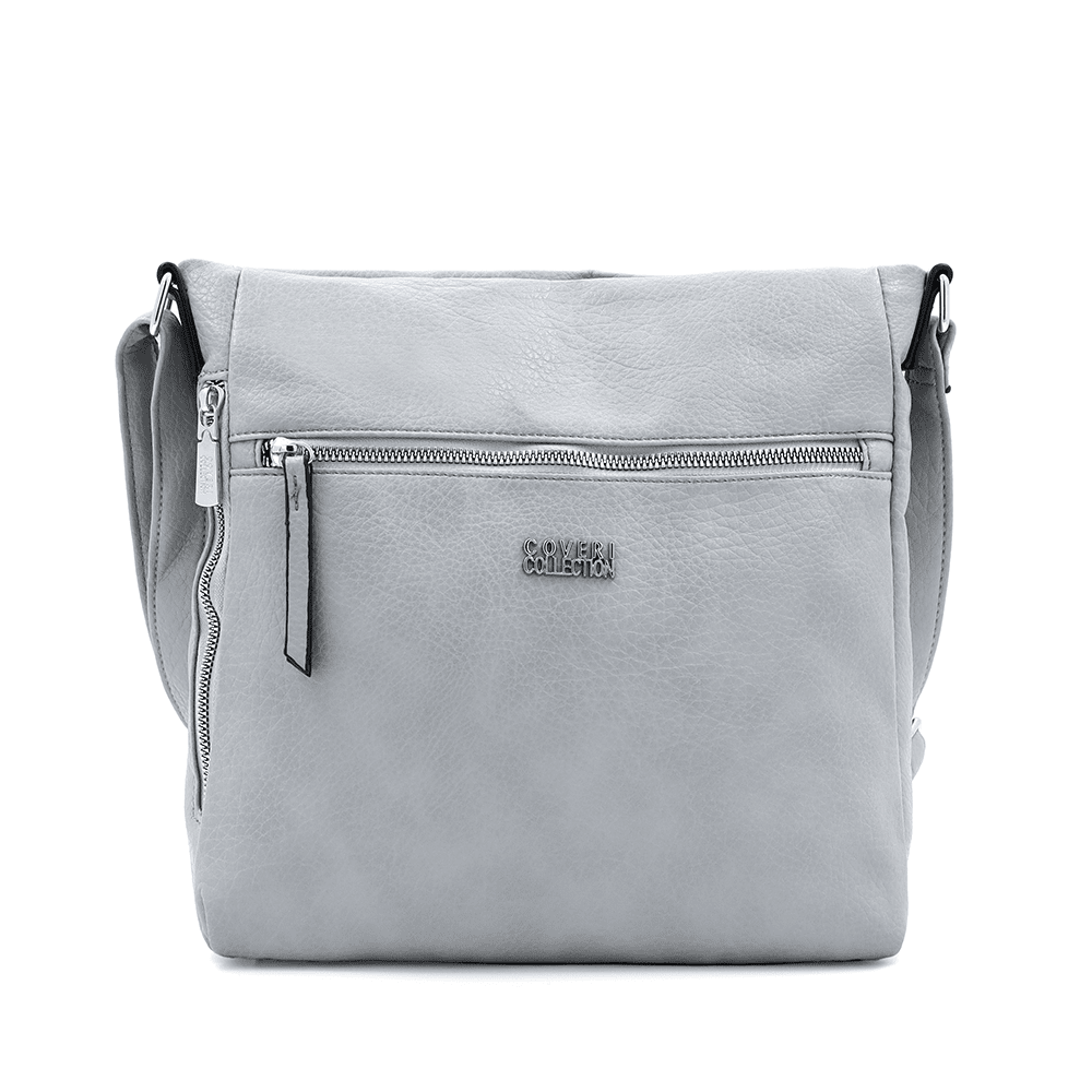 Női válltáska Gabi - világosszürke