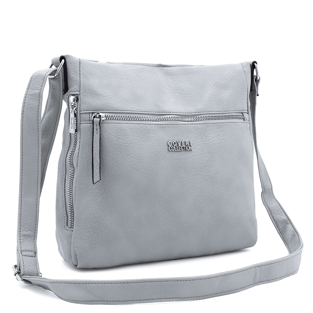 Női válltáska Gabi - világosszürke