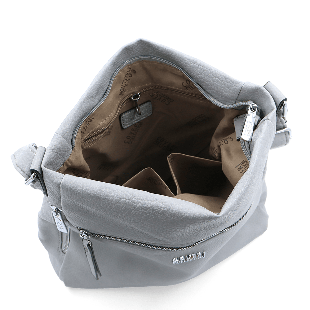 Női válltáska Gabi - világosszürke