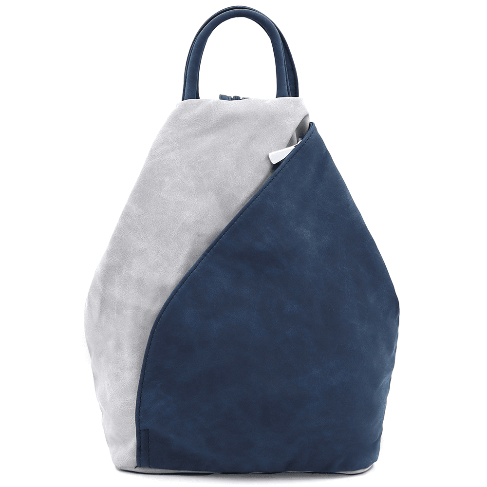 Női hátizsák titkos záródással Darina - szürke/sötétkék