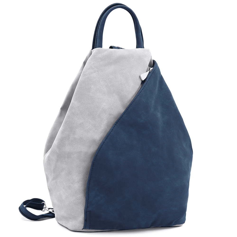 Női hátizsák titkos záródással Darina - szürke/sötétkék