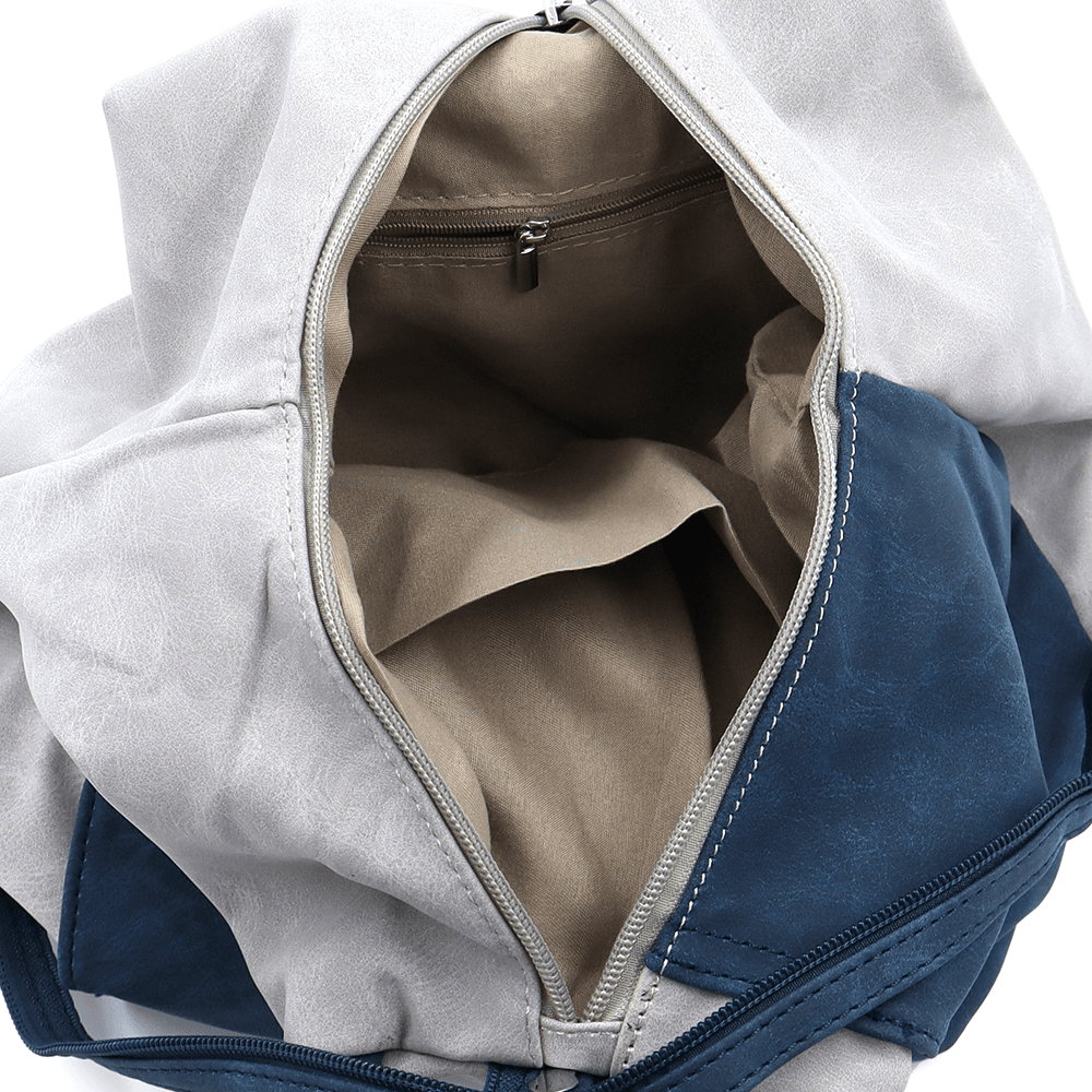 Női hátizsák titkos záródással Darina - szürke/sötétkék