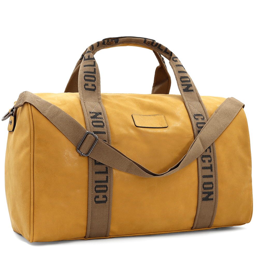 Nagy utazótáska - mustársárga