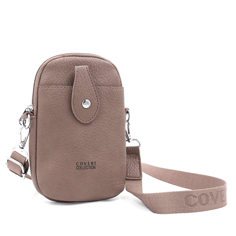 Telefonos táska - világosbarna