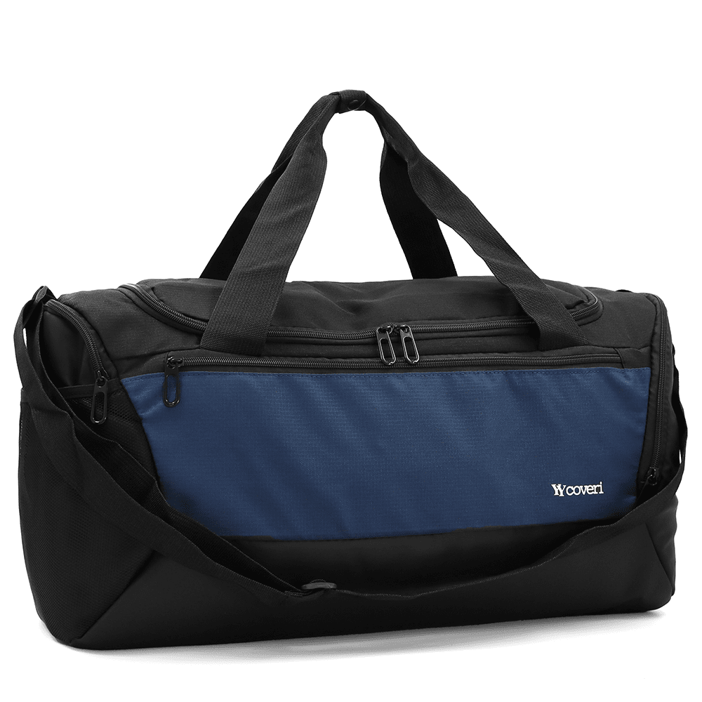 Nagy utazótáska zsák típusú - fekete/kék