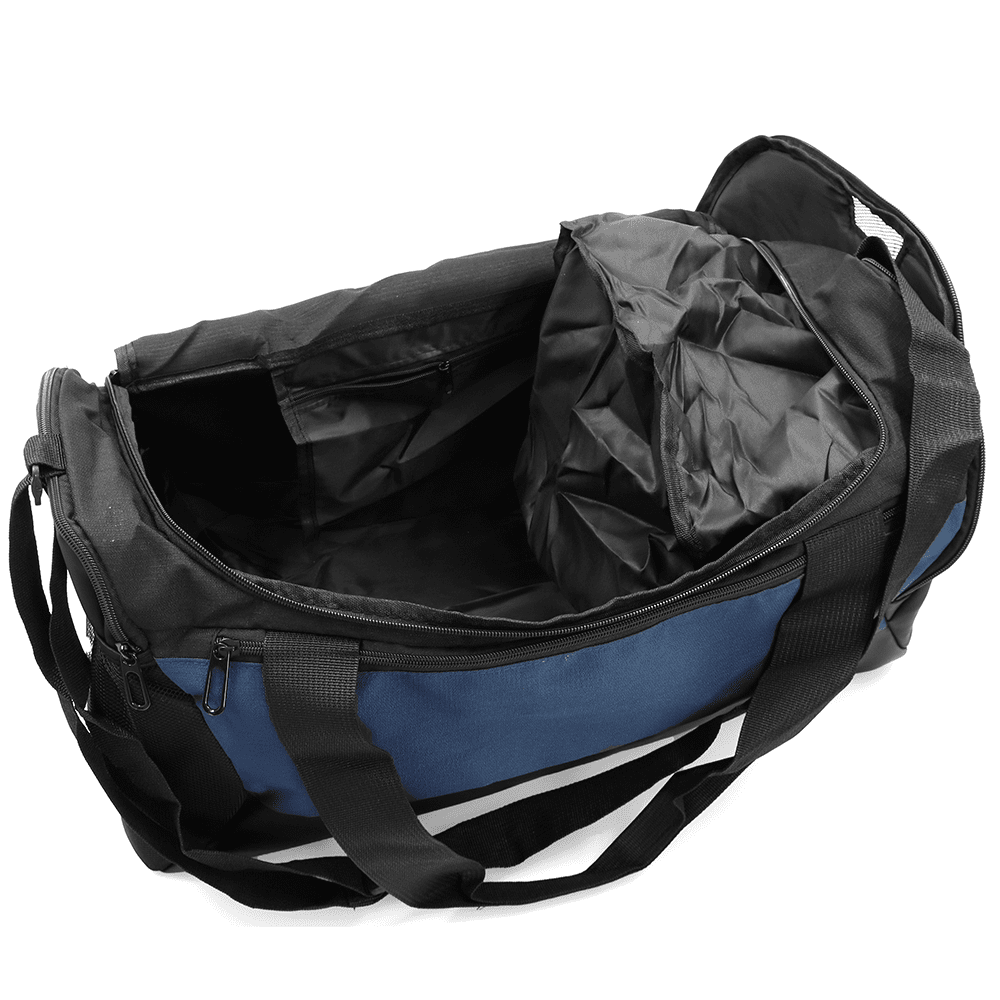 Nagy utazótáska zsák típusú - fekete/kék