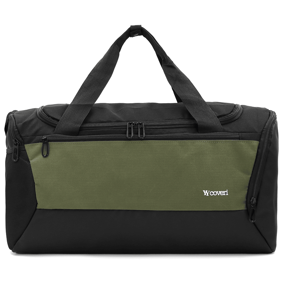 Nagy utazótáska zsák típusú - fekete/zöld