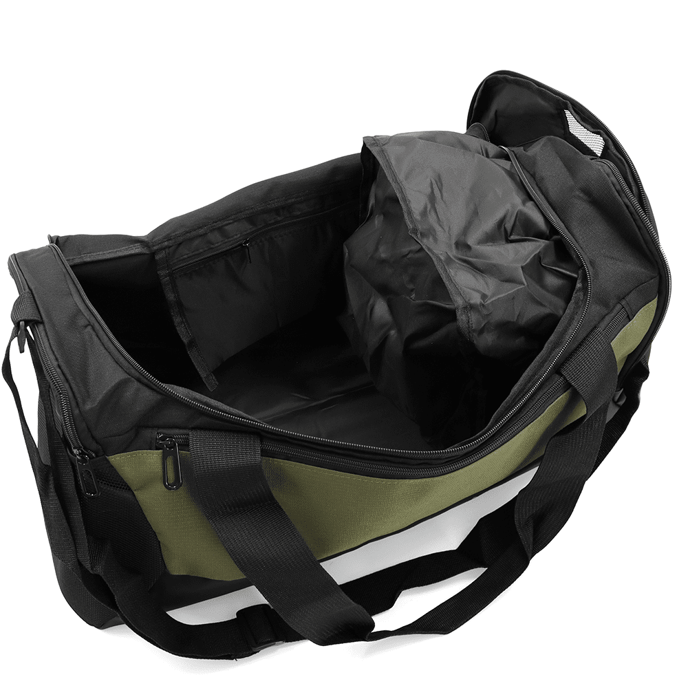 Nagy utazótáska zsák típusú - fekete/zöld