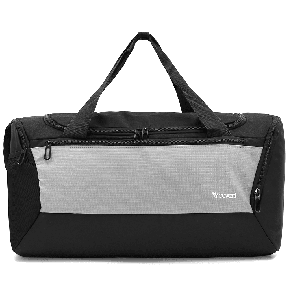 Nagy utazótáska zsák típusú - fekete/szürke