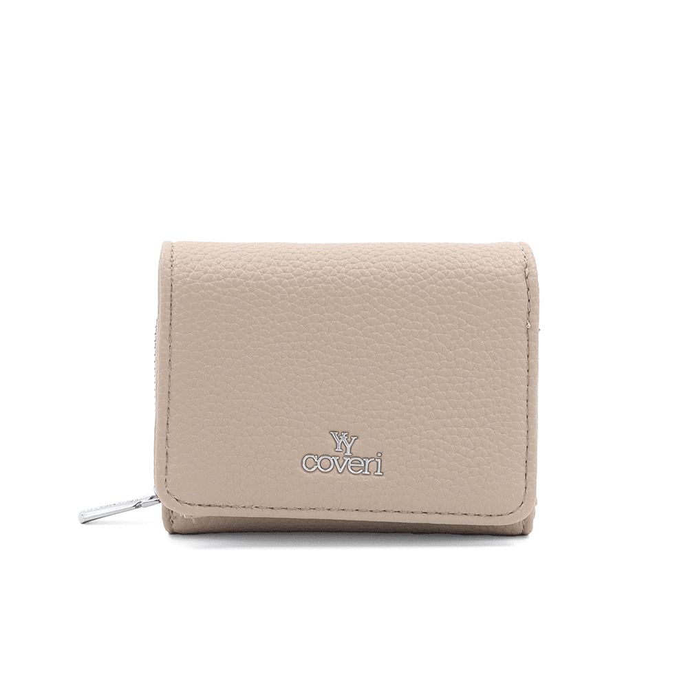 Kompakt női pénztárca - világosbarna
