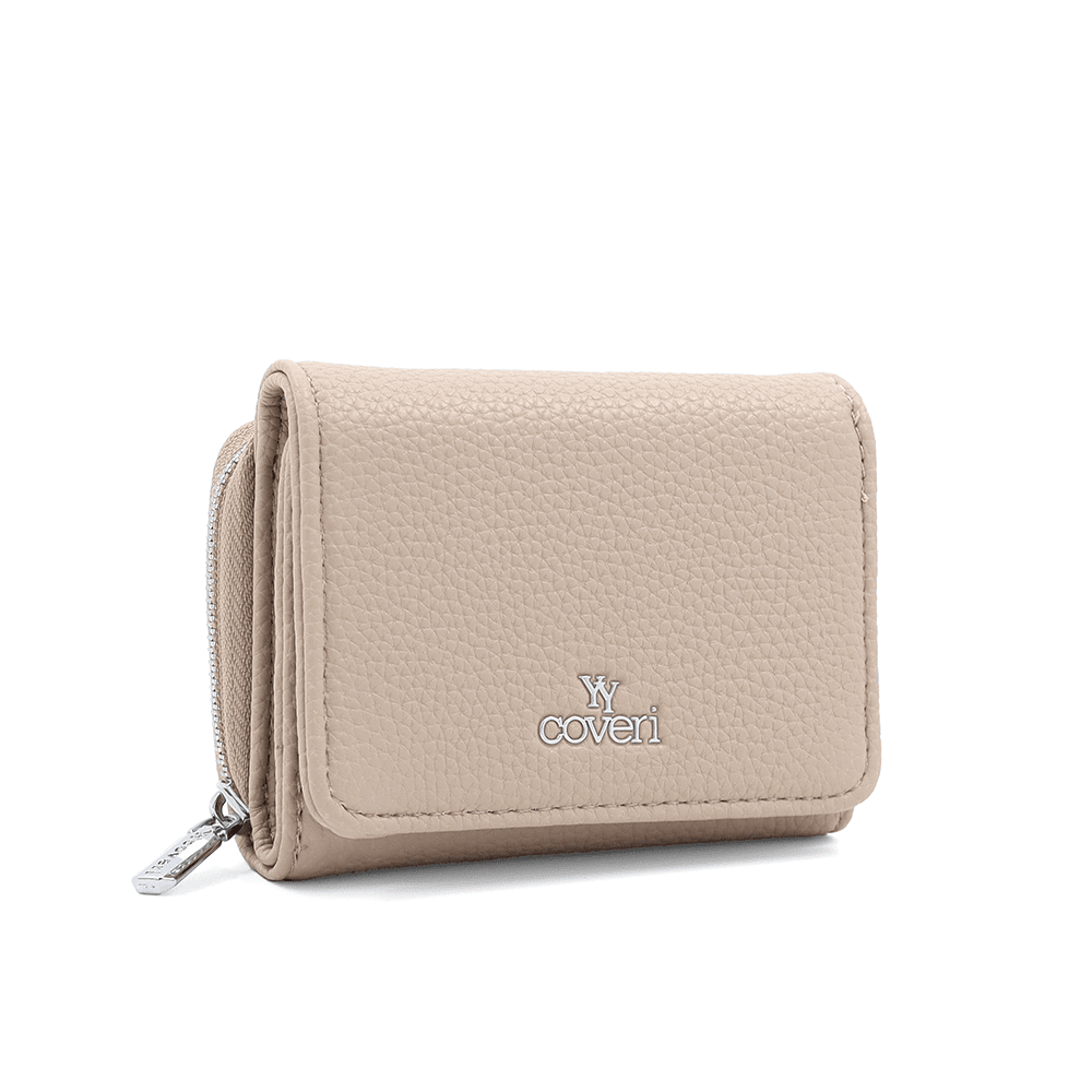 Kompakt női pénztárca - világosbarna