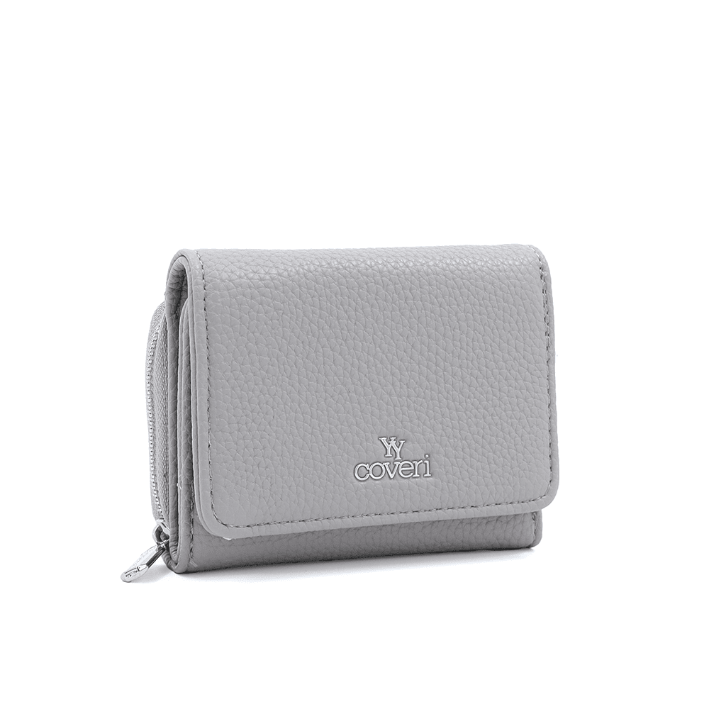 Kompakt női pénztárca - világosszürke