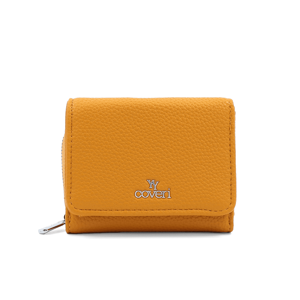 Kompakt női pénztárca - mustársárga