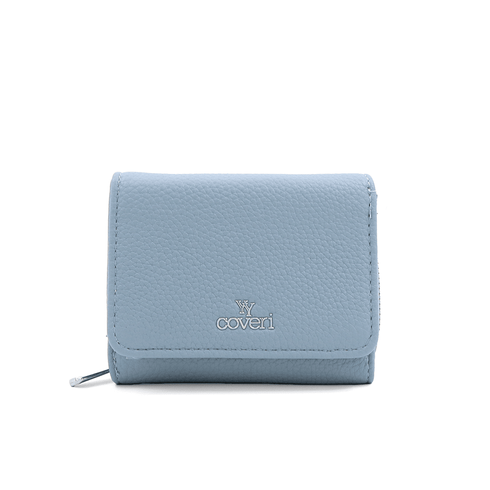 Kompakt női pénztárca - világoskék