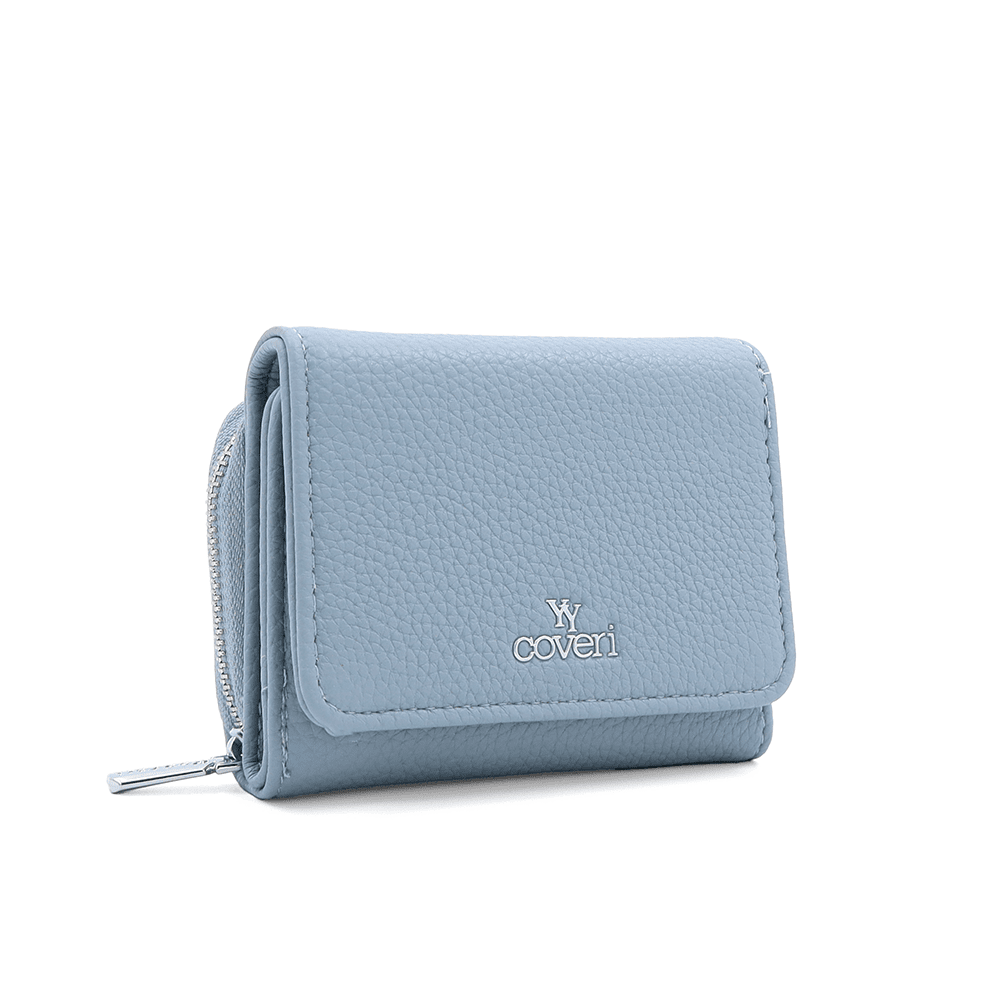 Kompakt női pénztárca - világoskék