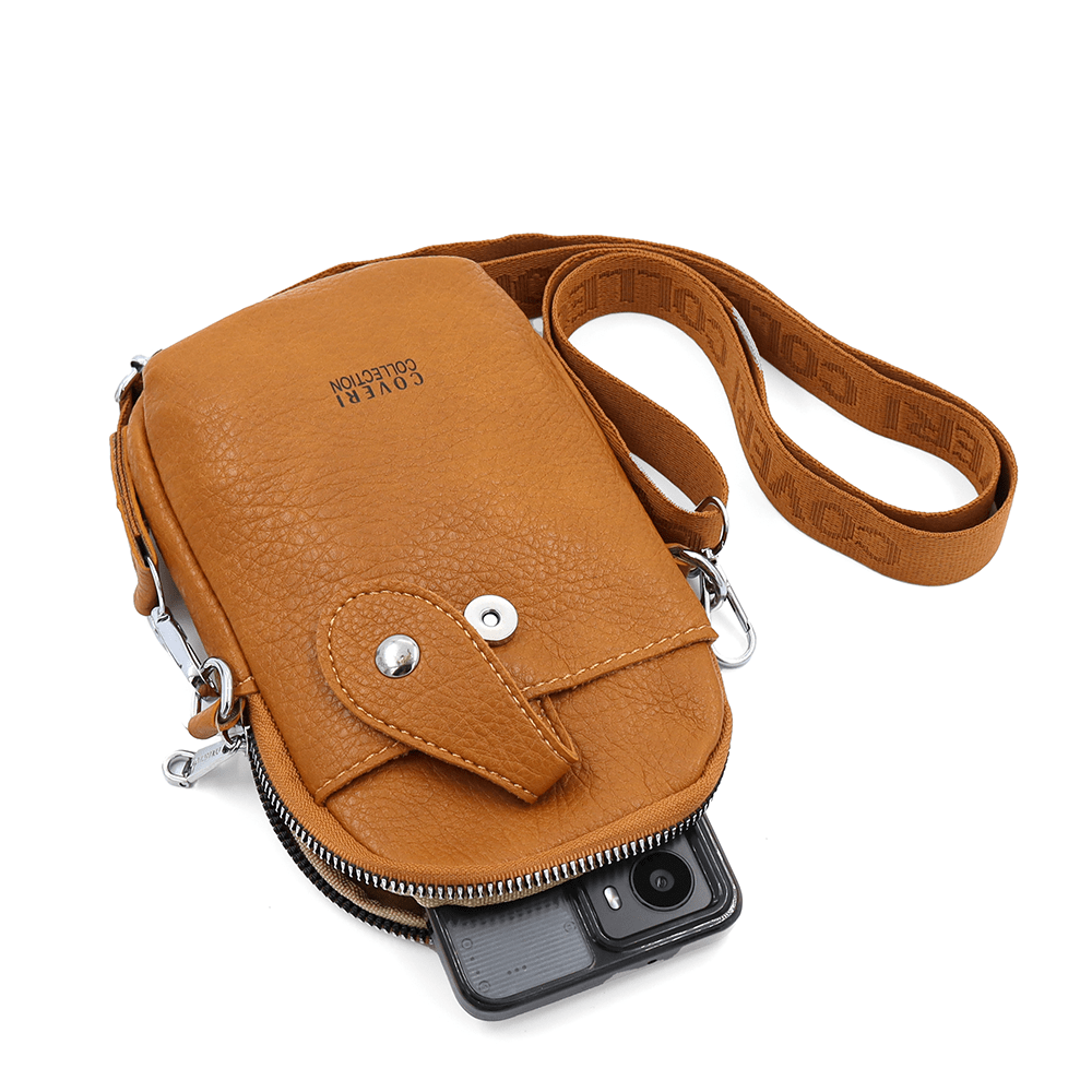 Telefonos táska - mustársárga