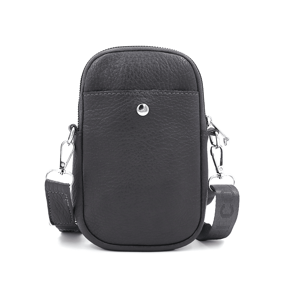 Telefonos táska - sötét szürke