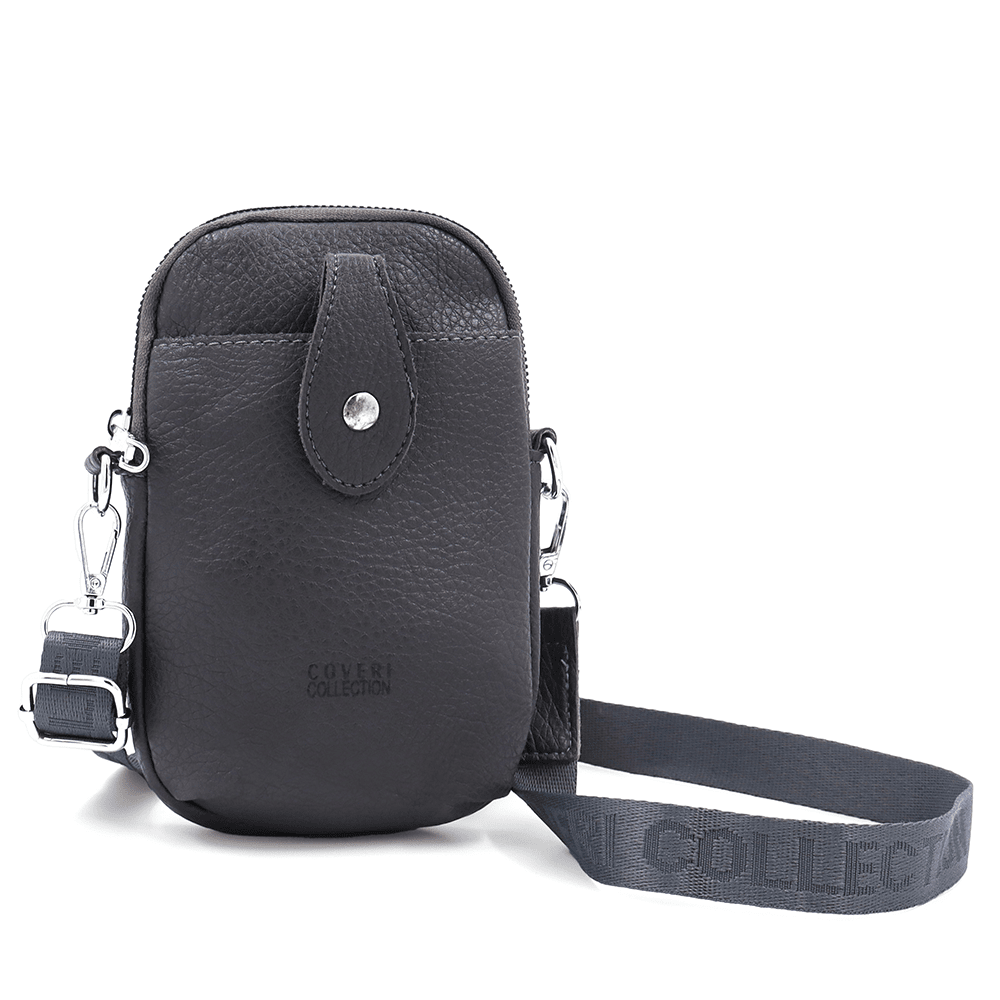 Telefonos táska - sötét szürke