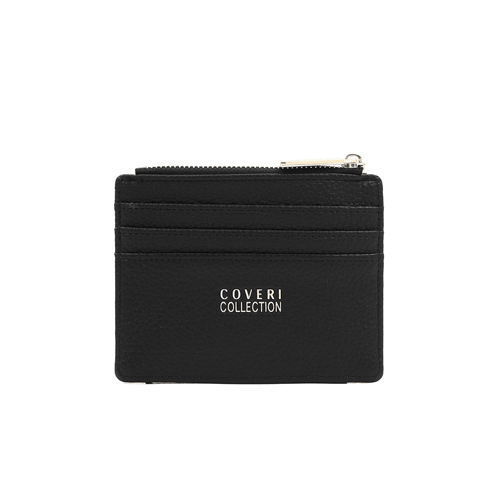 Kártyatartó sok rekesszel - fekete