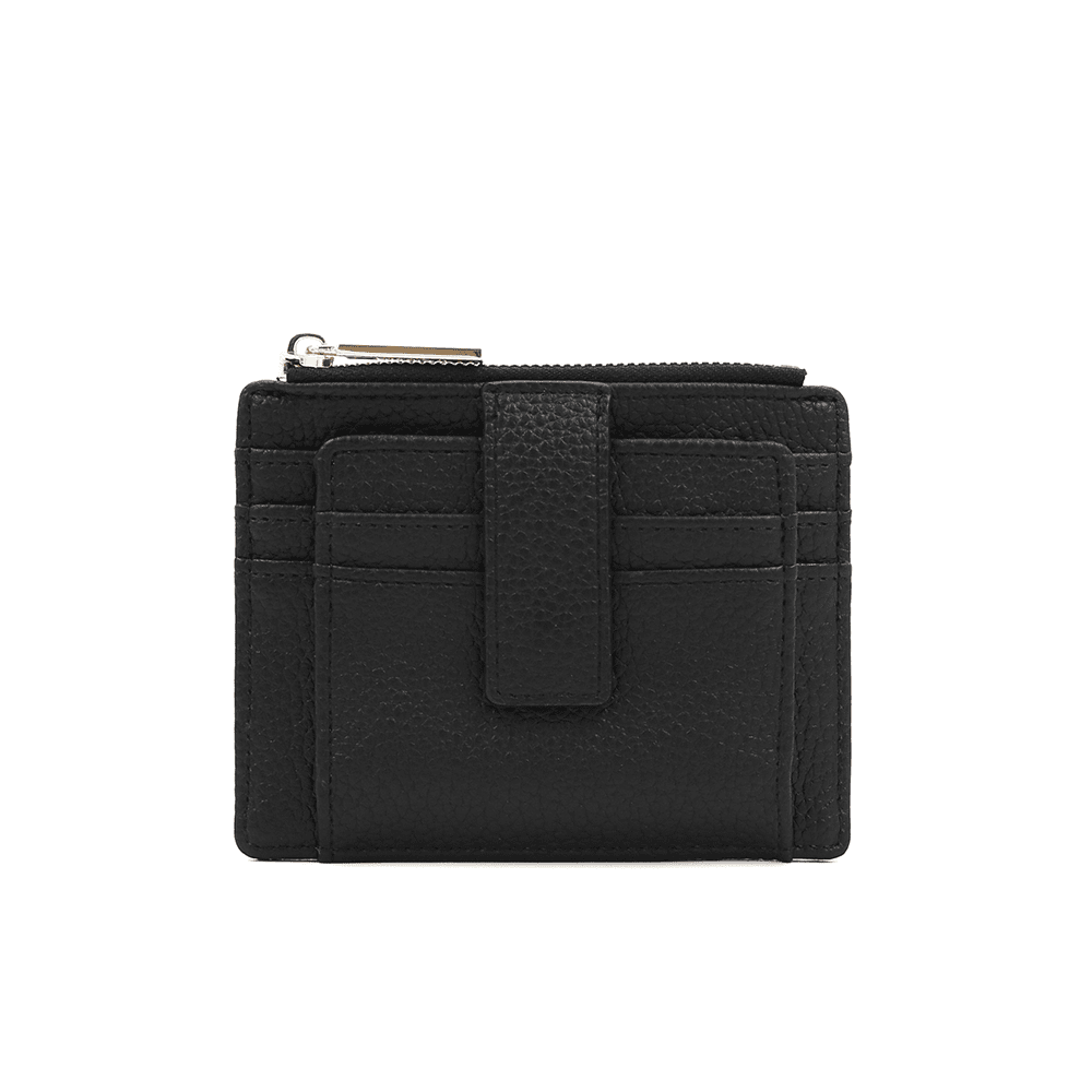 Kártyatartó sok rekesszel - fekete