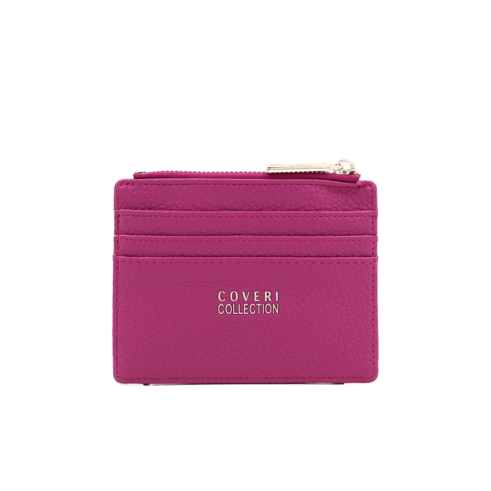 Kártyatartó sok rekesszel - fukszia