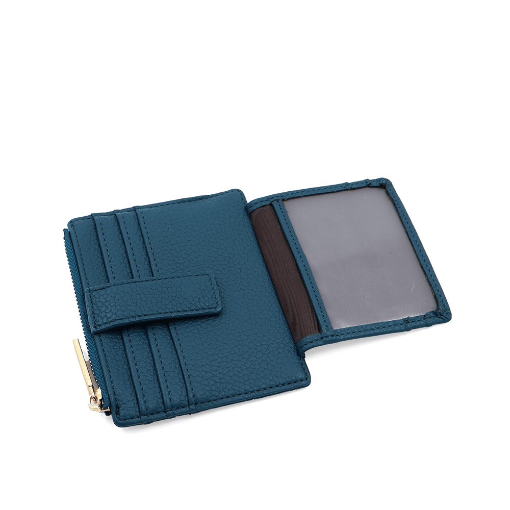 Kártyatartó sok rekesszel - kék