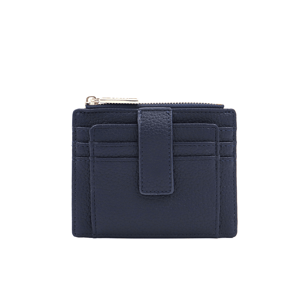 Kártyatartó sok rekesszel - sötétkék