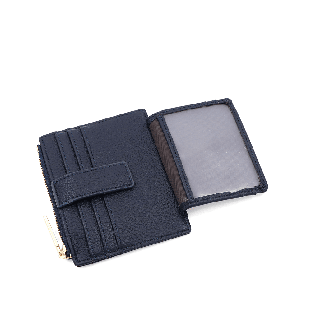 Kártyatartó sok rekesszel - sötétkék