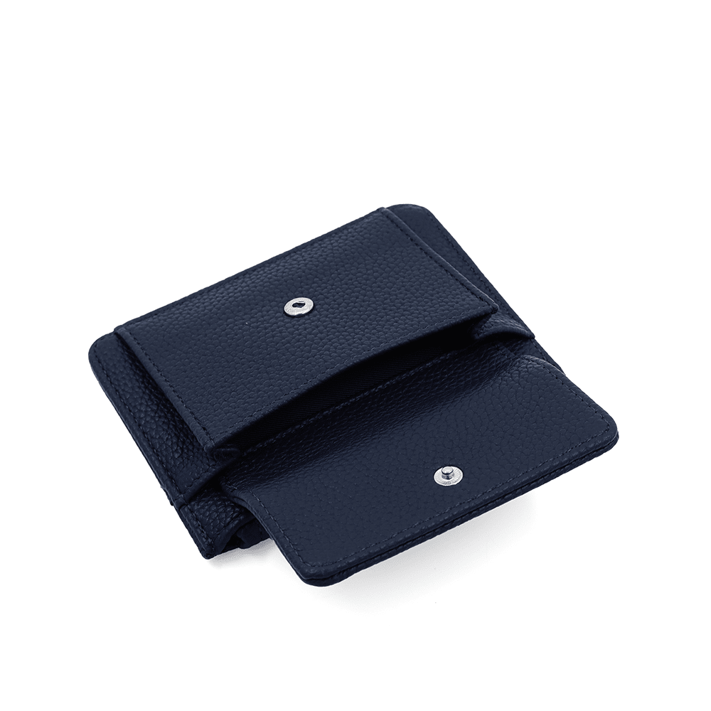 Kártyatartó sok rekesszel - sötétkék