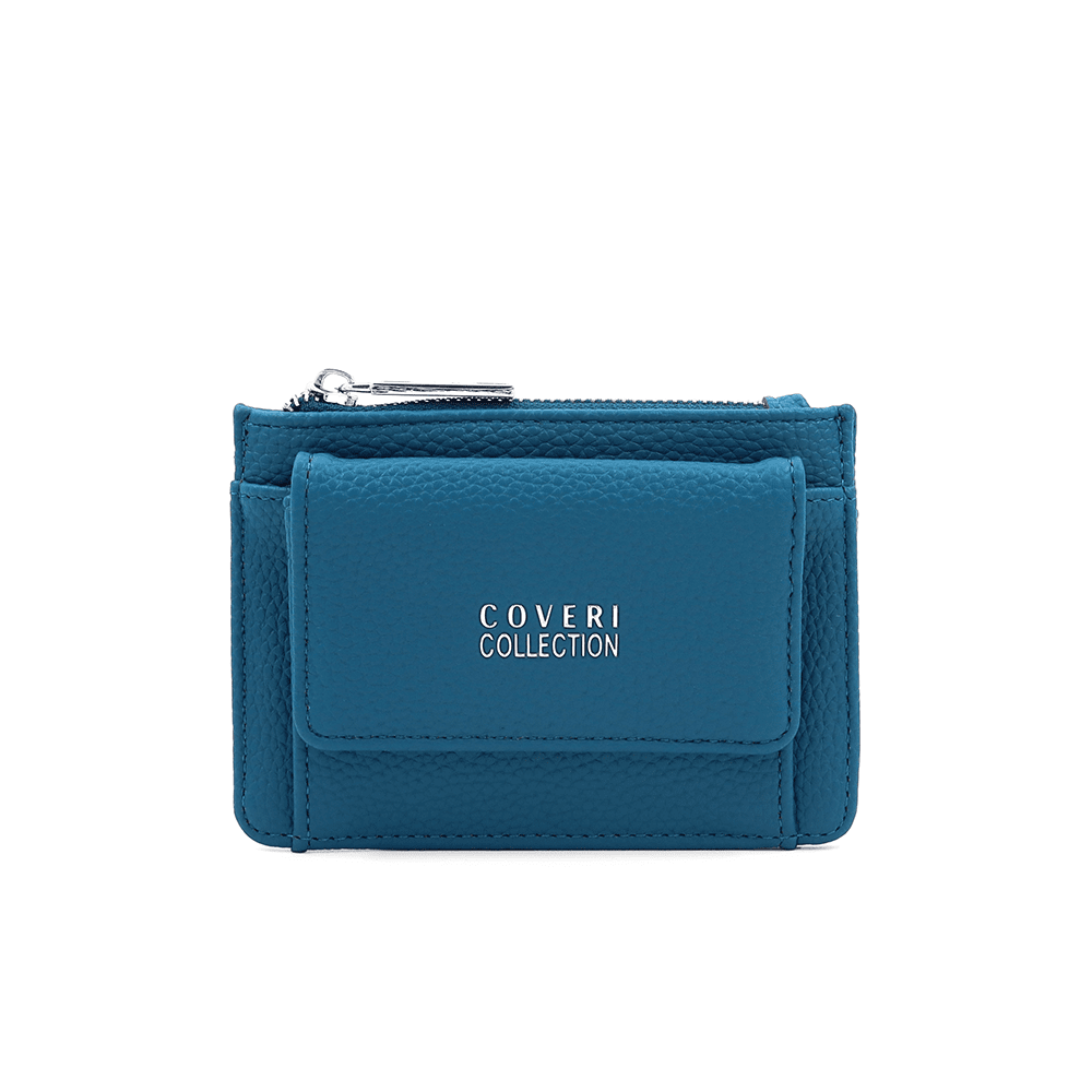 Kártyatartó sok rekesszel - türkiz