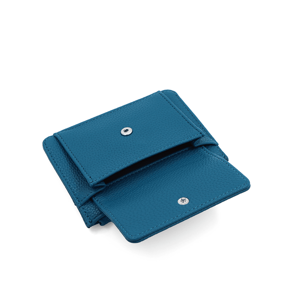 Kártyatartó sok rekesszel - türkiz