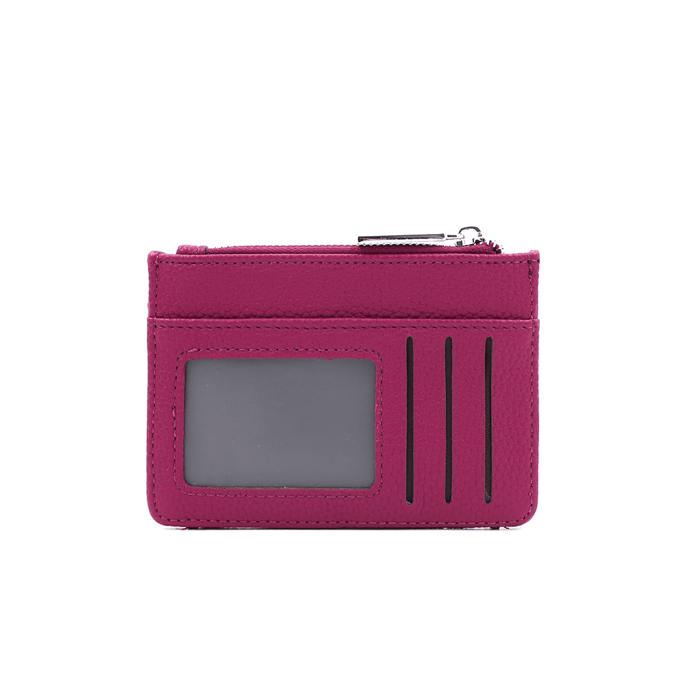 Kártyatartó sok rekesszel - fukszia