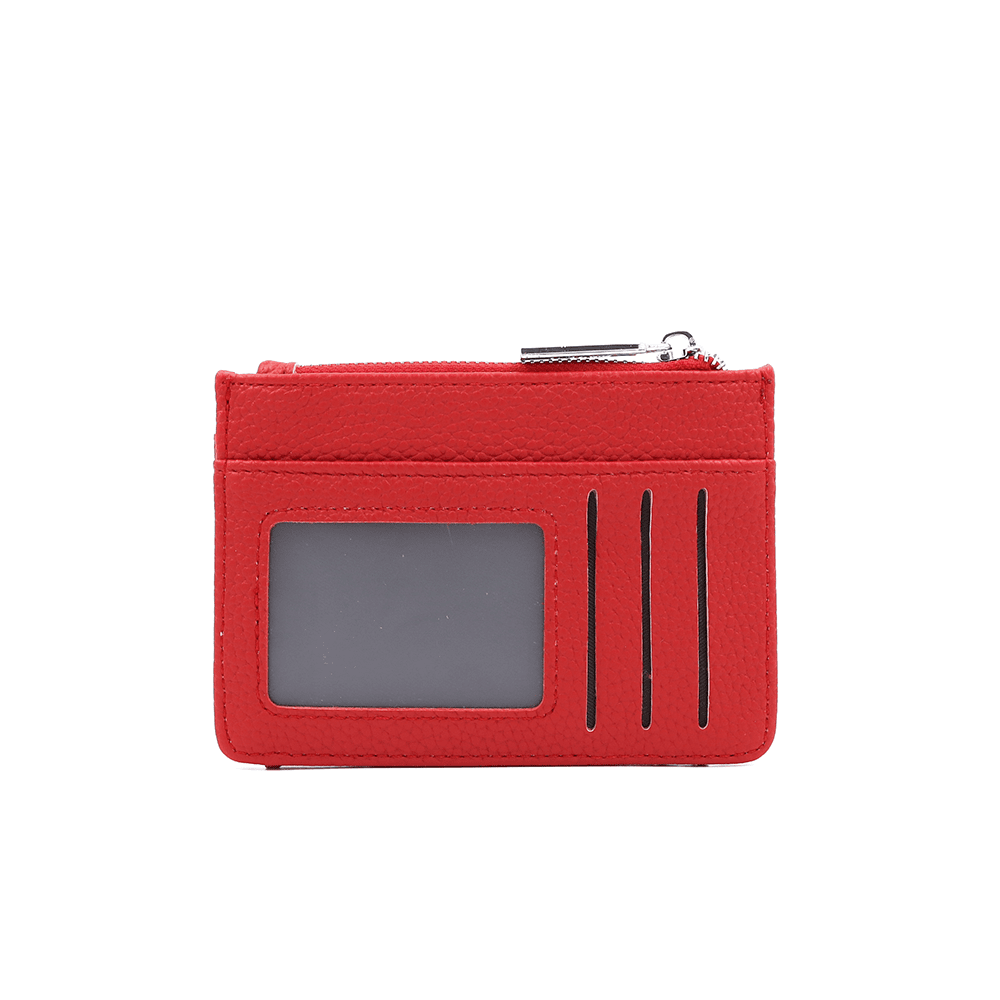 Kártyatartó sok rekesszel - piros