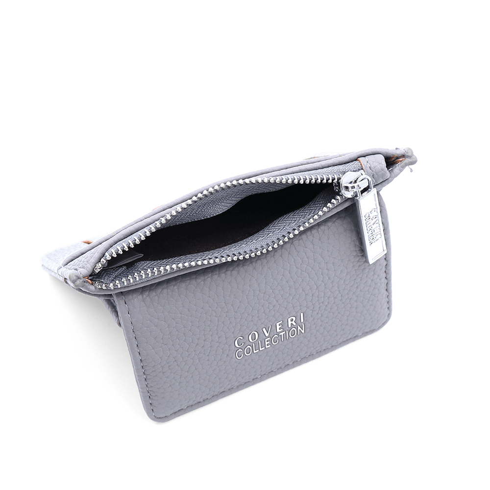 Kártyatartó sok rekesszel - világosszürke