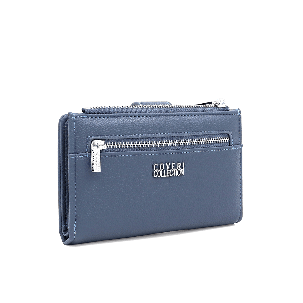 Modern női pénztárca - világoskék
