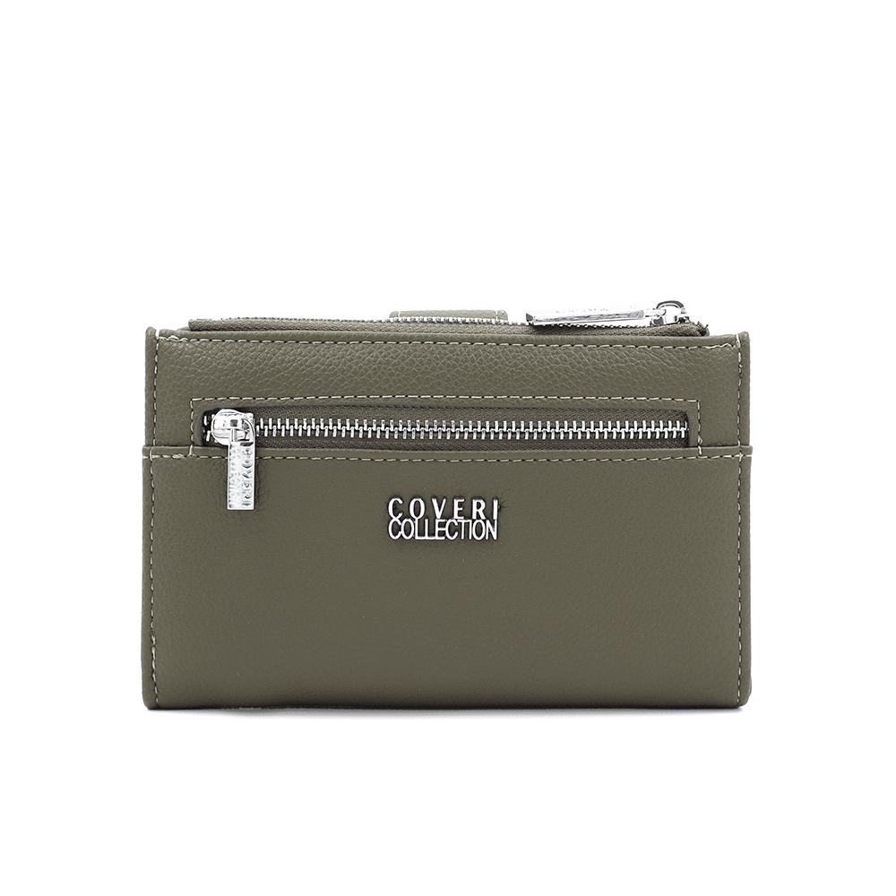 Modern női pénztárca - zöld