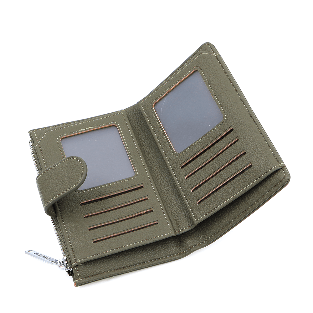 Modern női pénztárca - zöld