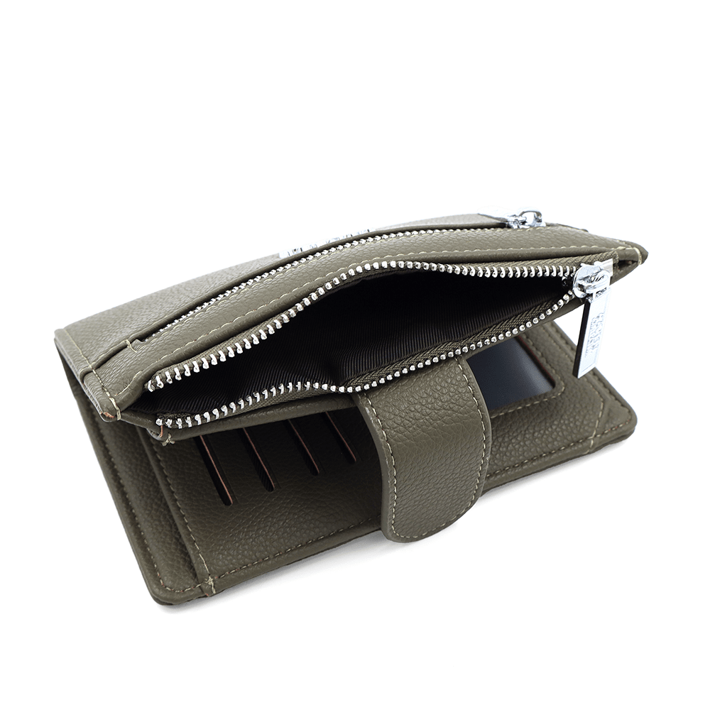 Modern női pénztárca - zöld