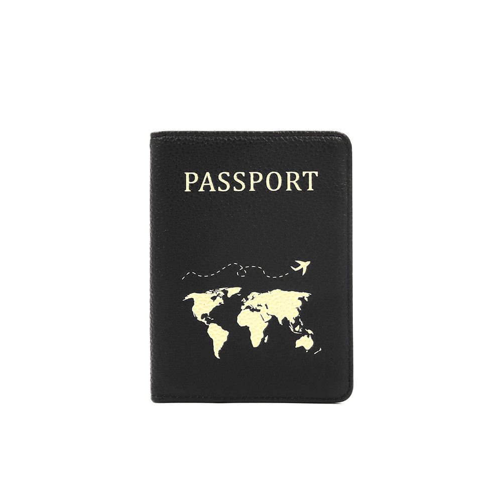 Táska útlevélhez, dokumentumokhoz és kártyákhoz - fekete