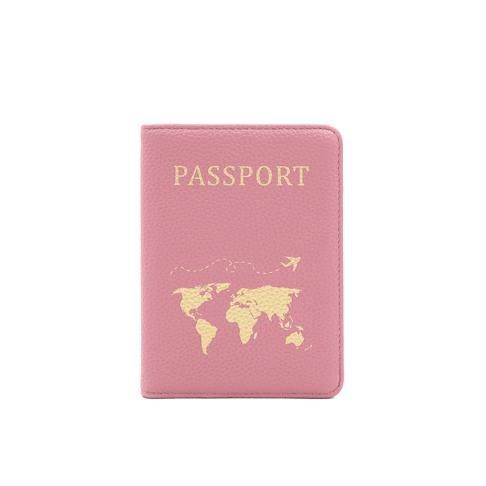 Táska útlevélhez, dokumentumokhoz és kártyákhoz - rózsaszín