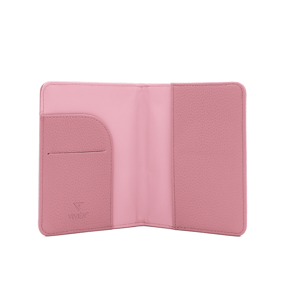 Táska útlevélhez, dokumentumokhoz és kártyákhoz - rózsaszín