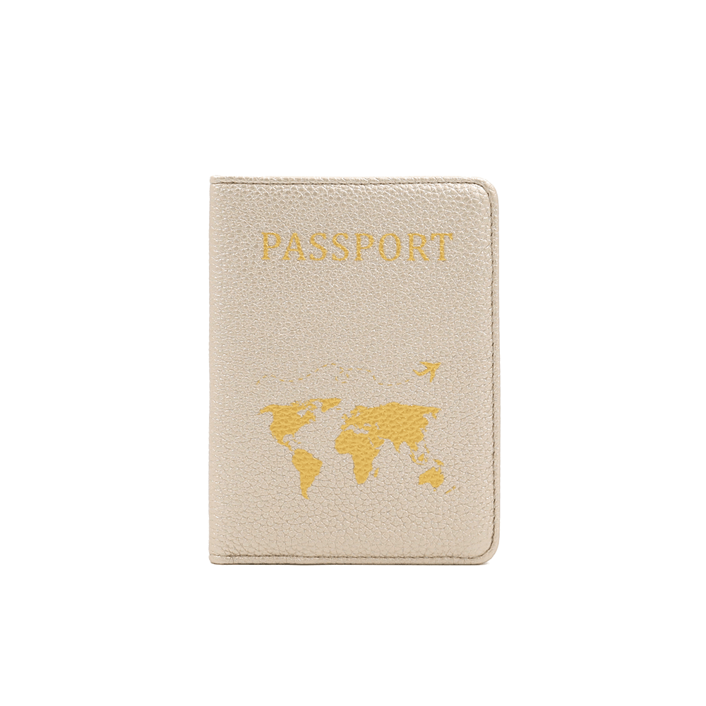 Tárca útlevélhez, dokumentumokhoz és kártyákhoz - arany színű