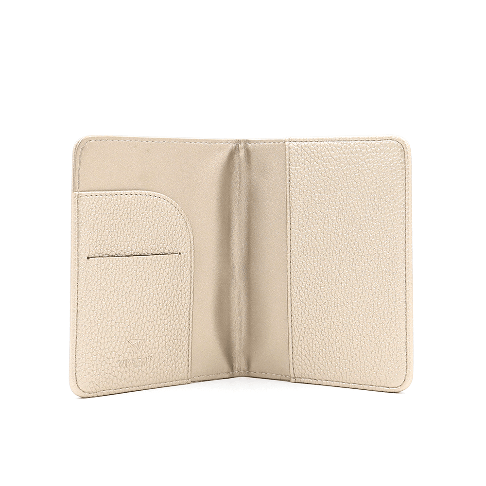 Tárca útlevélhez, dokumentumokhoz és kártyákhoz - arany színű