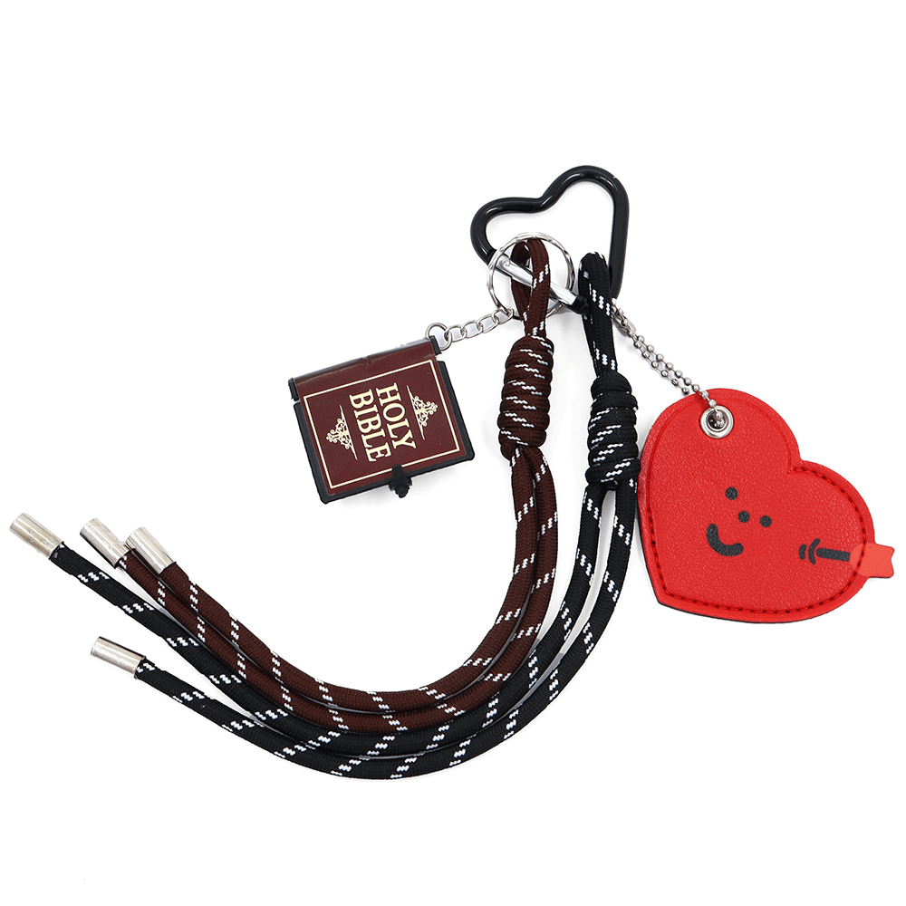 Kulcstartó Biblia és szív