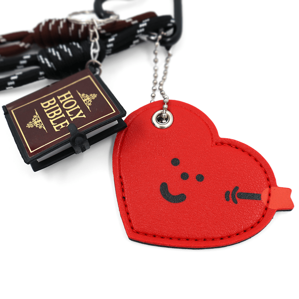 Kulcstartó Biblia és szív