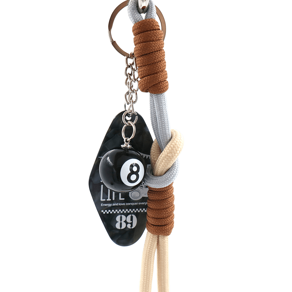 Kulcstartó nyolcas - bézs